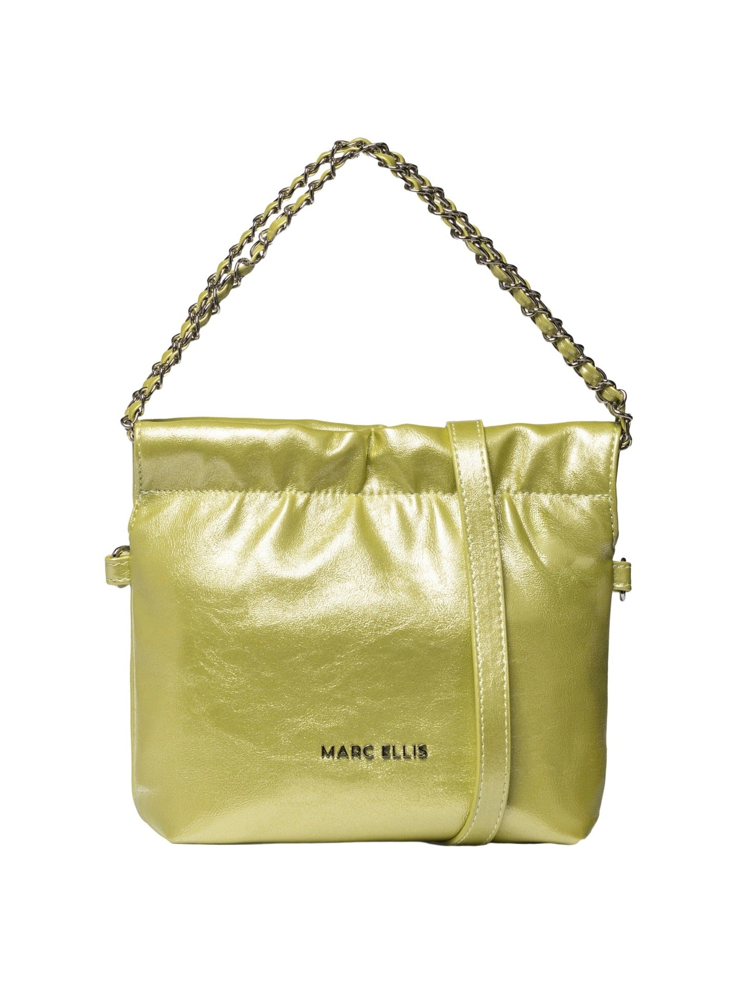 Borsa a Spalla in Pelle Vegana Verde Chiaro