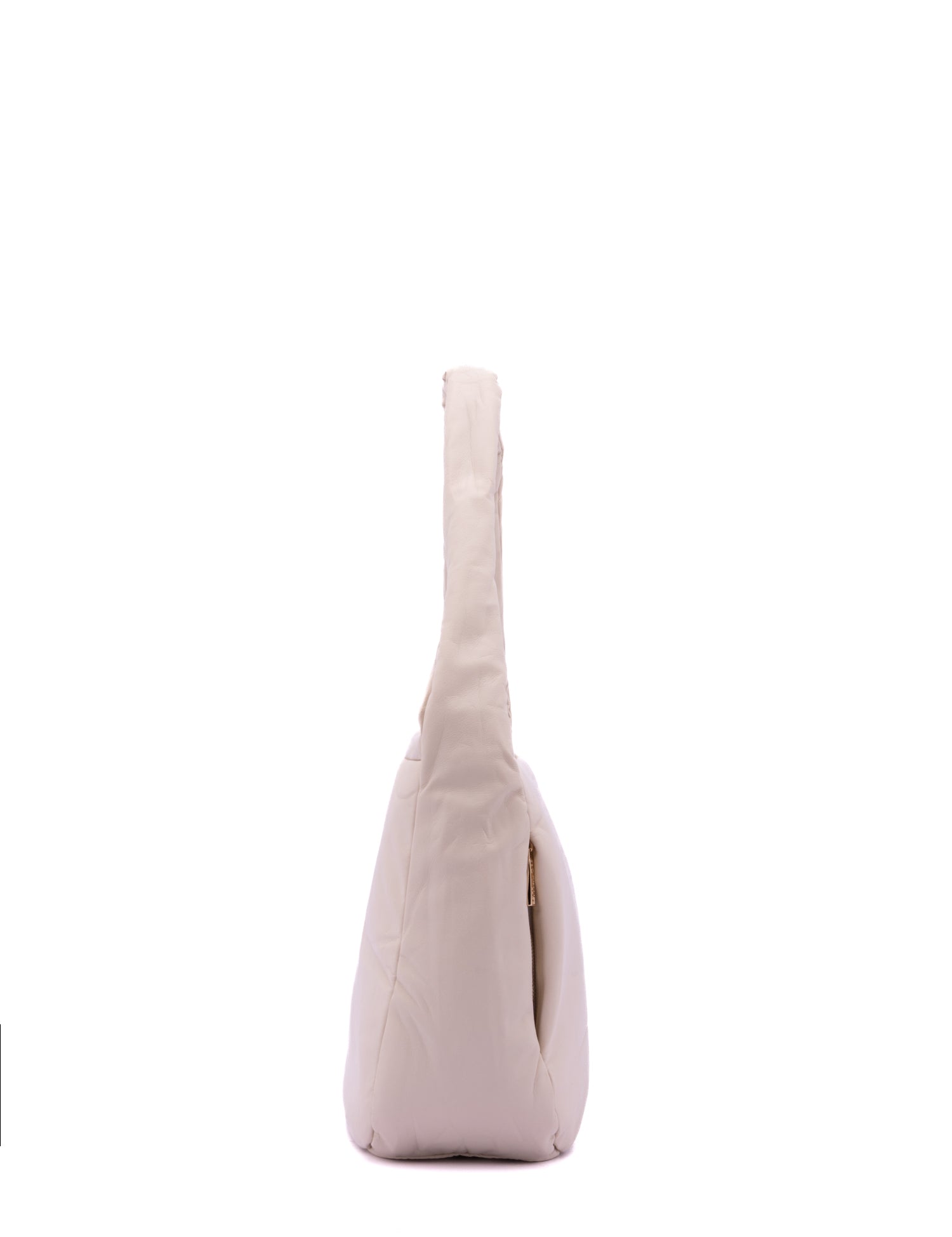 Borsa a Spalla in 100% Textile Panna