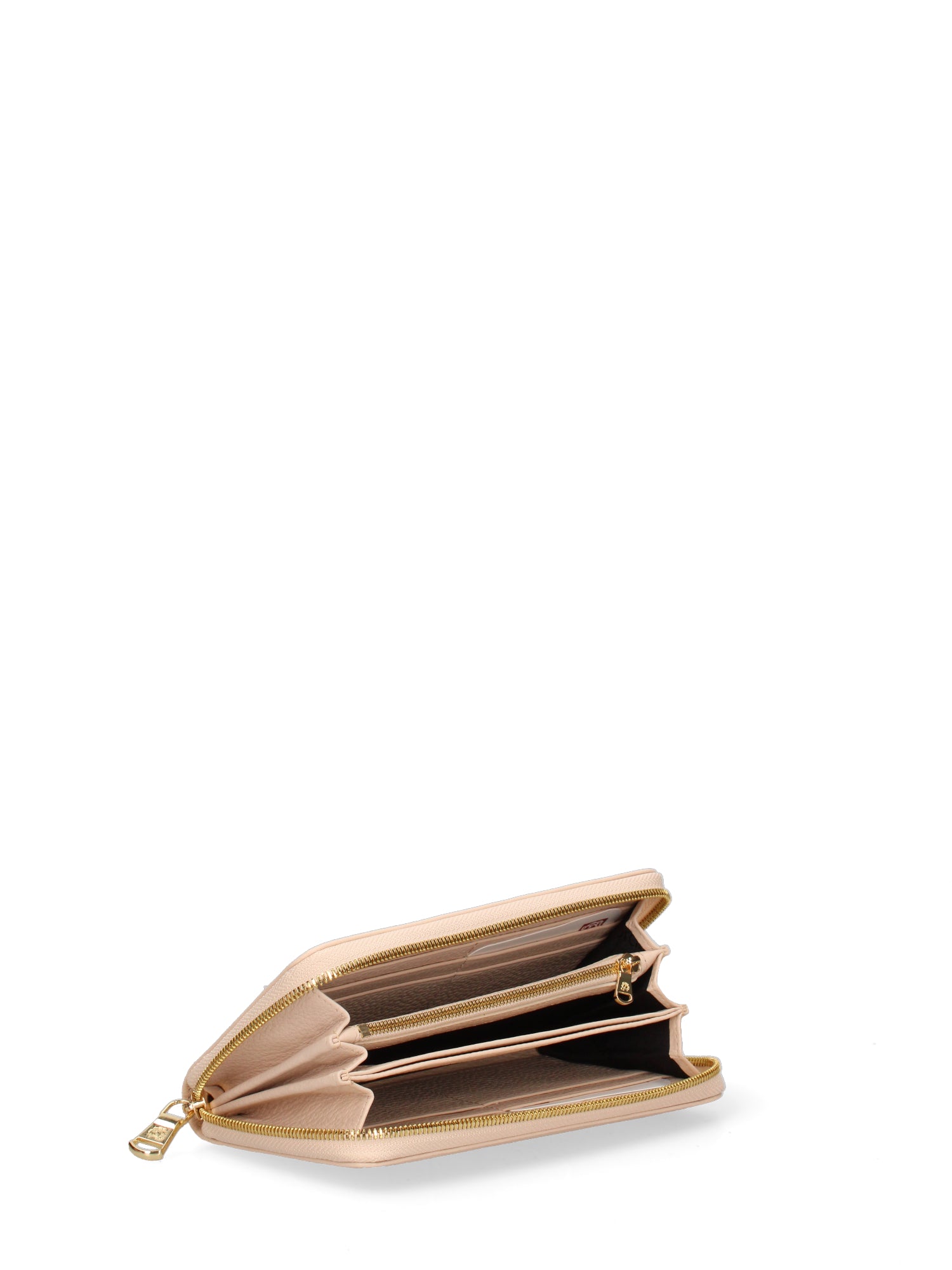 Felicia Portafoglio donna con zip Misto Poliestere + Poliuretano B16410 126CO-BEIGE Braccialini