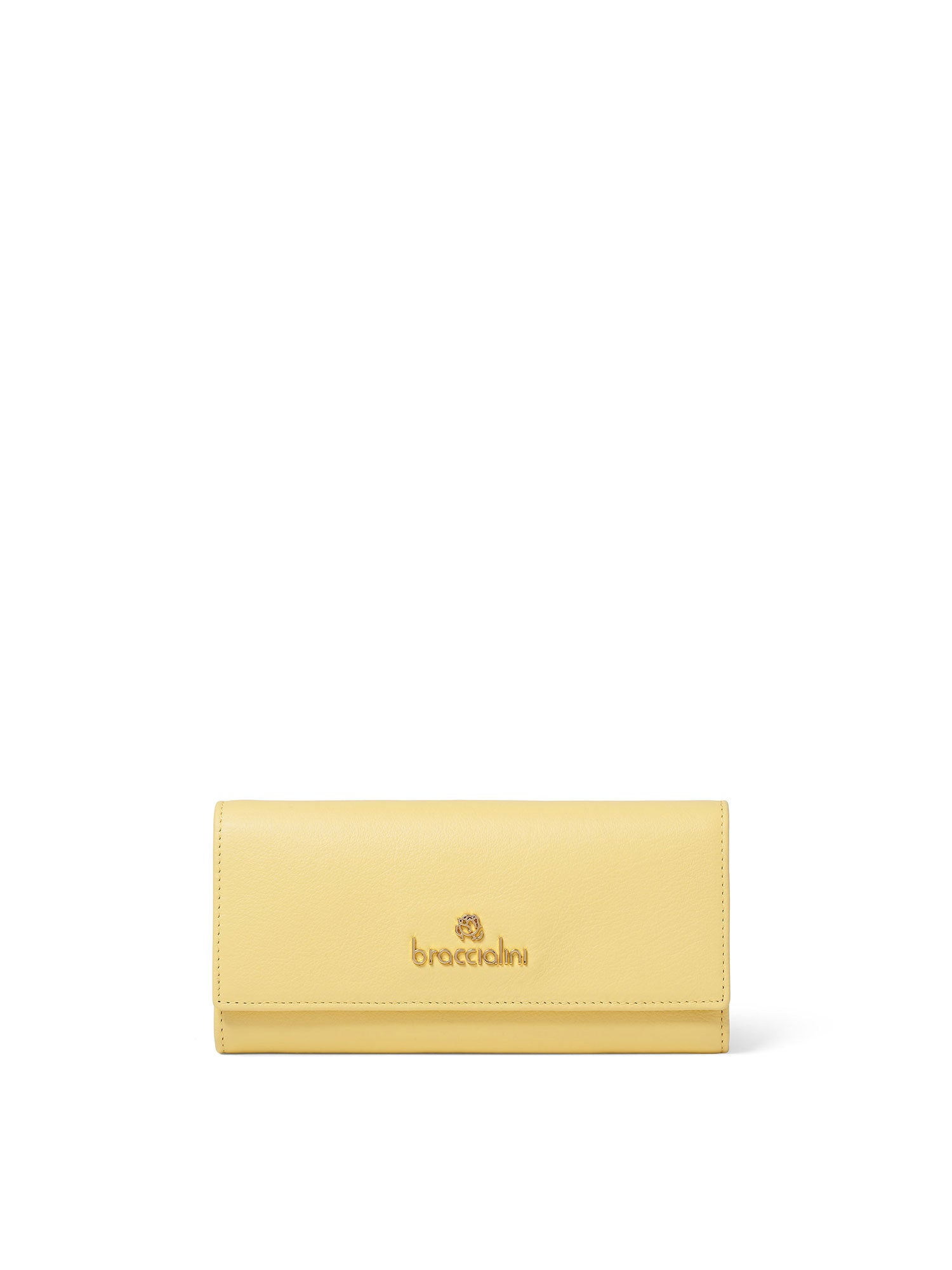 Oriana Ultra B16701CO-GIALLO Portafoglio donna in vera pelle Braccialini