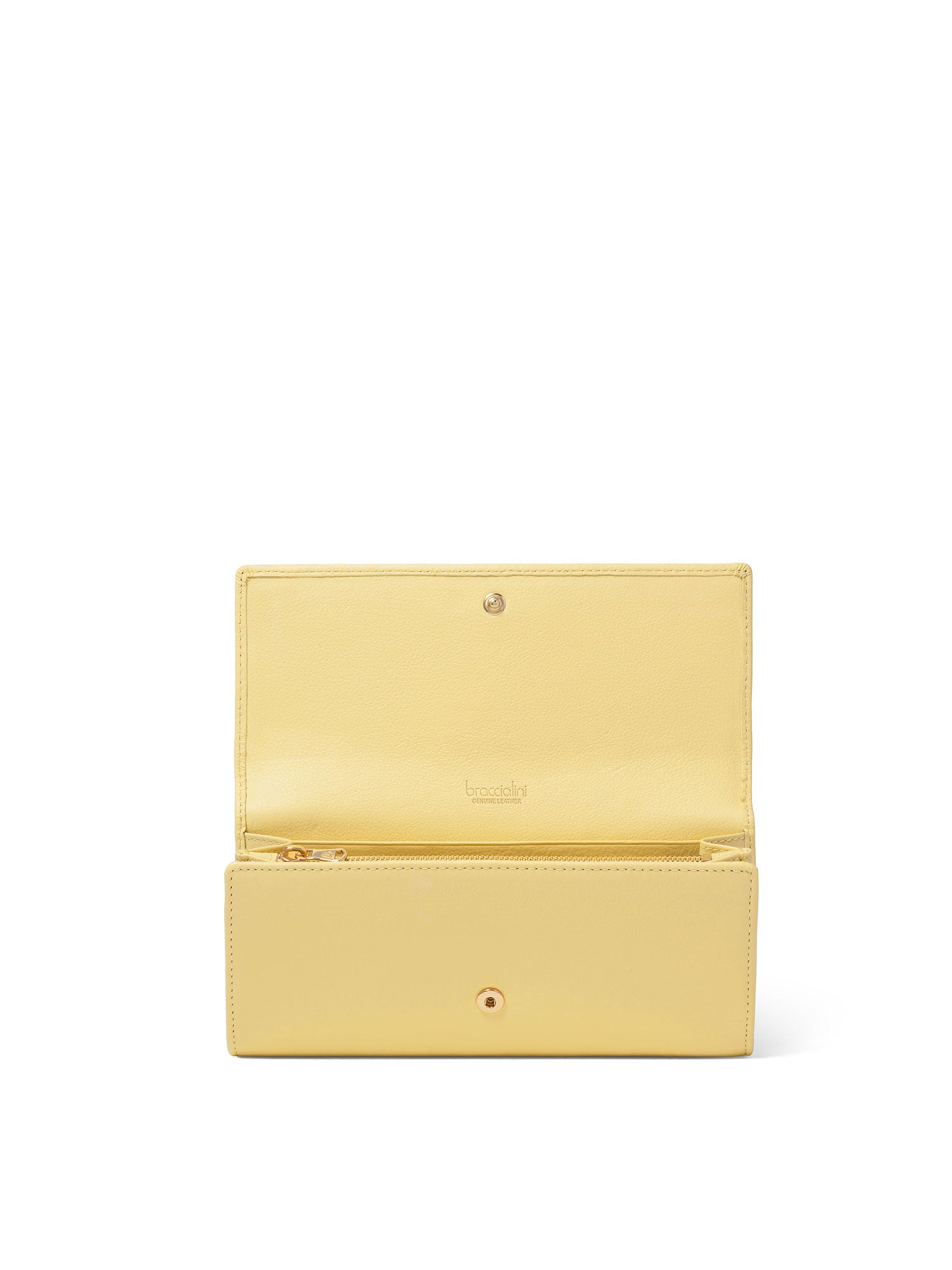 Oriana Ultra B16701CO-GIALLO Portafoglio donna in vera pelle Braccialini