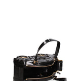 Velvetta Borsa a mano da donna 100% Pvc B9309-NERO Braccialini