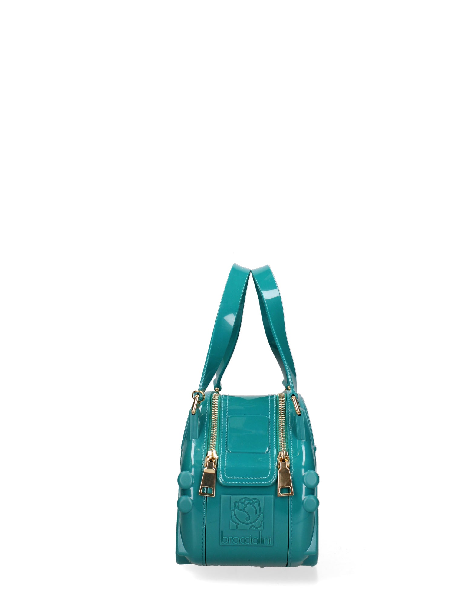 Velvetta Borsa a mano da donna 100% Pvc B9309-PAVONE Braccialini