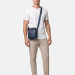 Borsa a Tracolla in Poliestere Blu