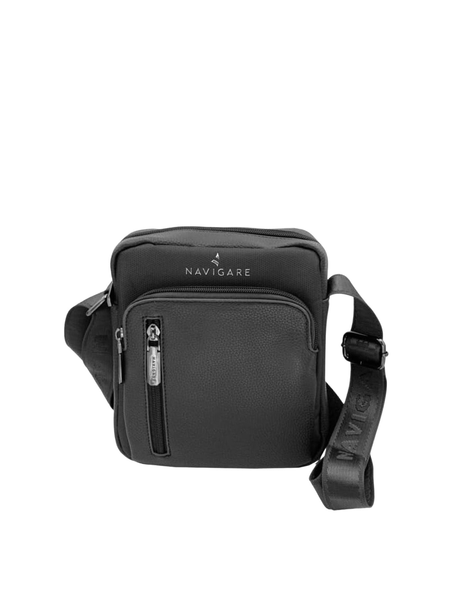 Borsa a Tracolla in Poliestere Nero