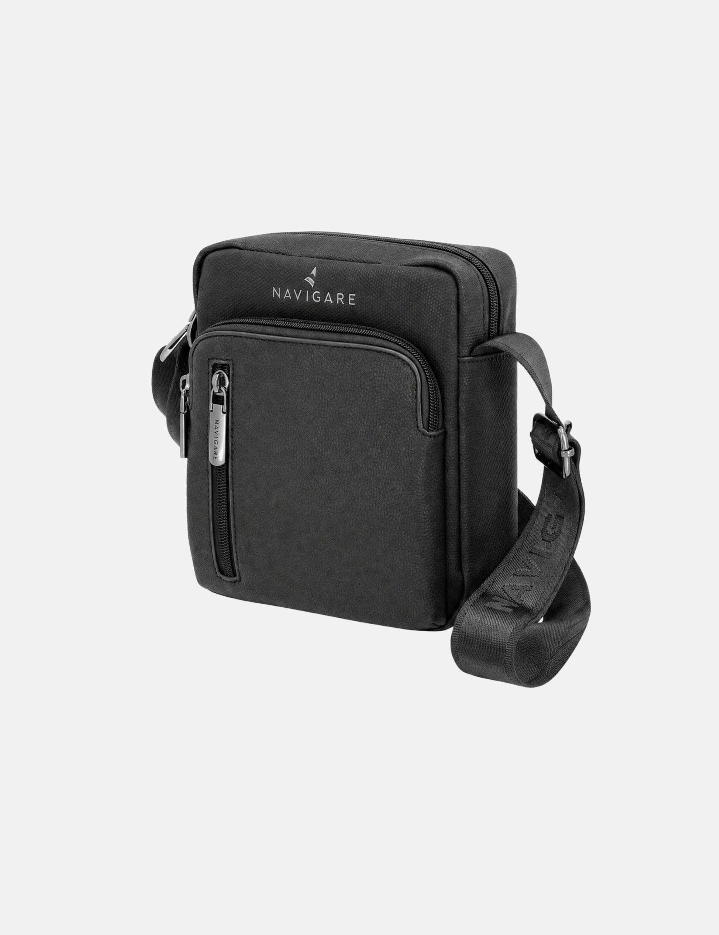 Borsa a Tracolla in Poliestere Nero