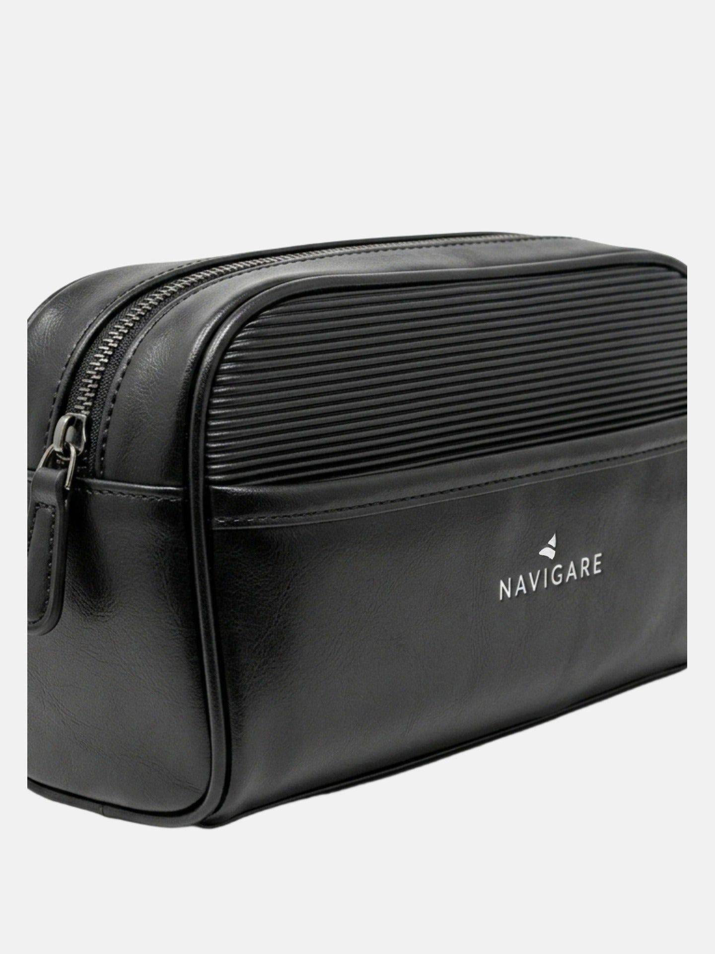 Pochette Uomo in Poliestere Nero