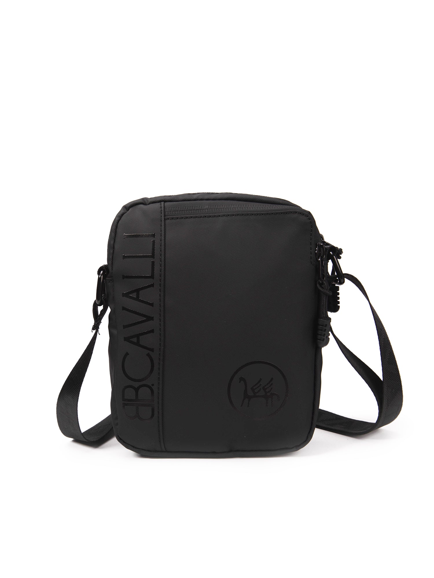 Borsa a tracolla da uomo 100% poliestere BC1053-BLACK B Cavalli