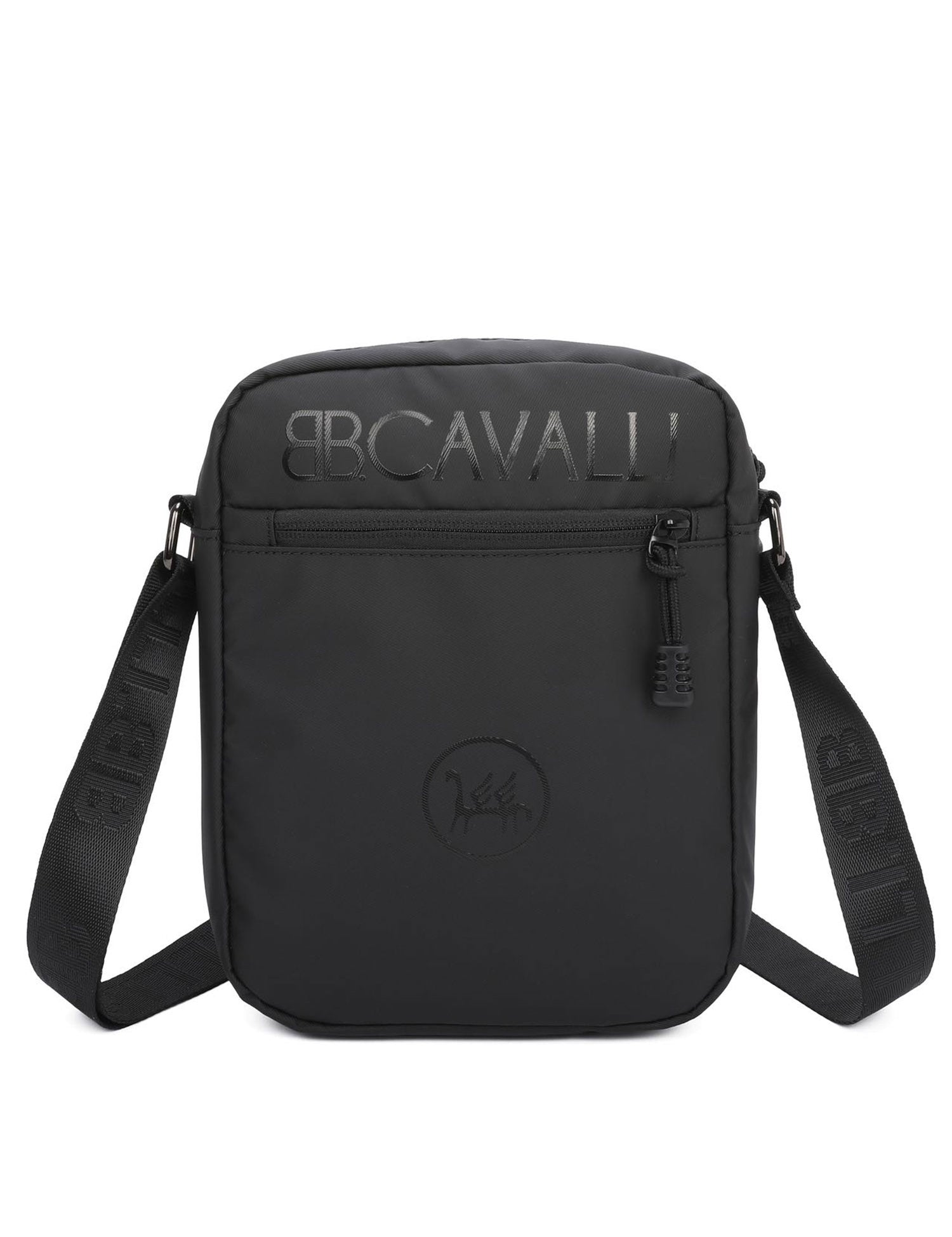 Borsa a tracolla uomo Pelle vegana 100% PU BC1054-BLACK B Cavalli
