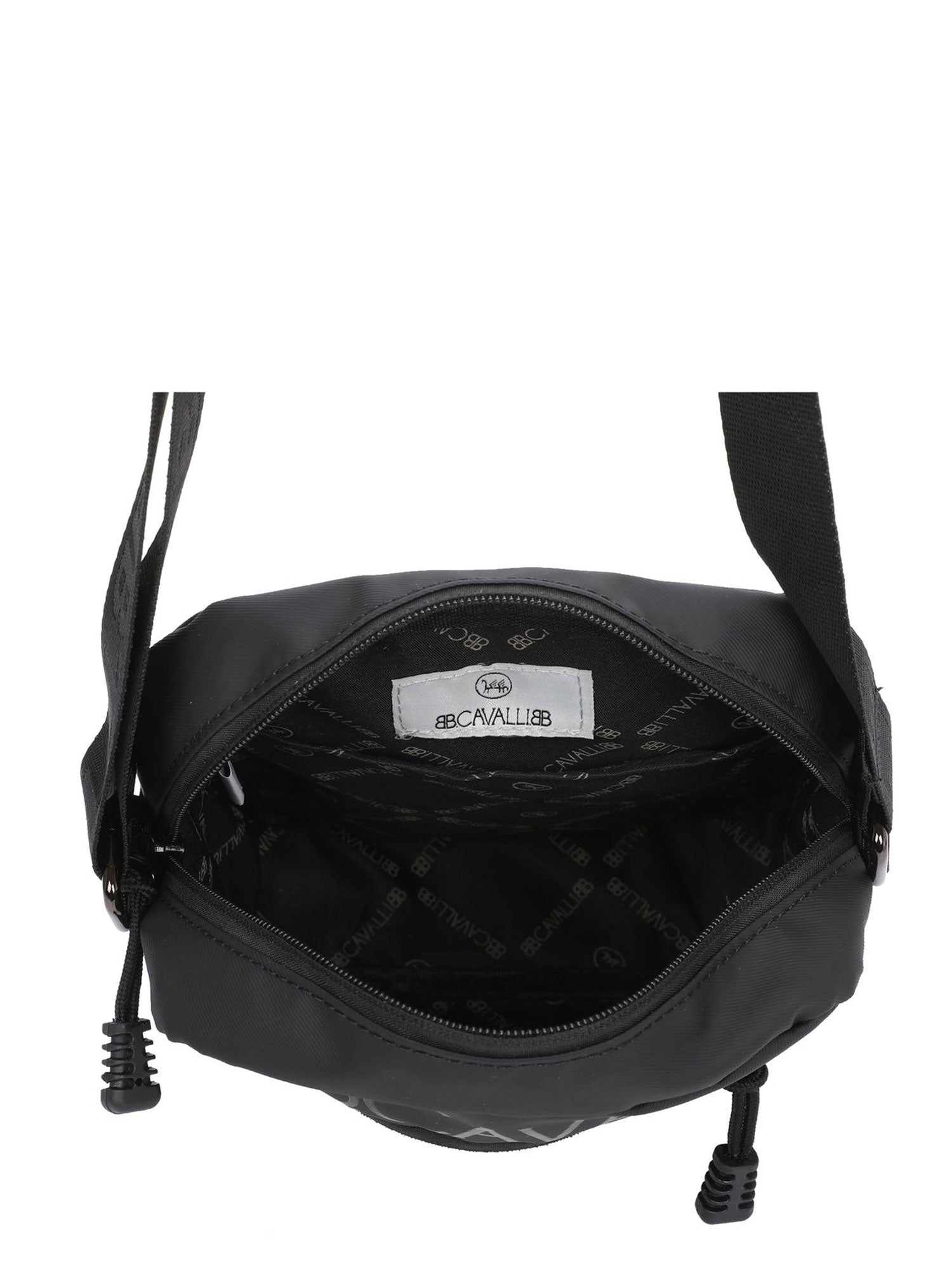 Borsa a tracolla uomo Pelle vegana 100% PU BC1054-BLACK B Cavalli