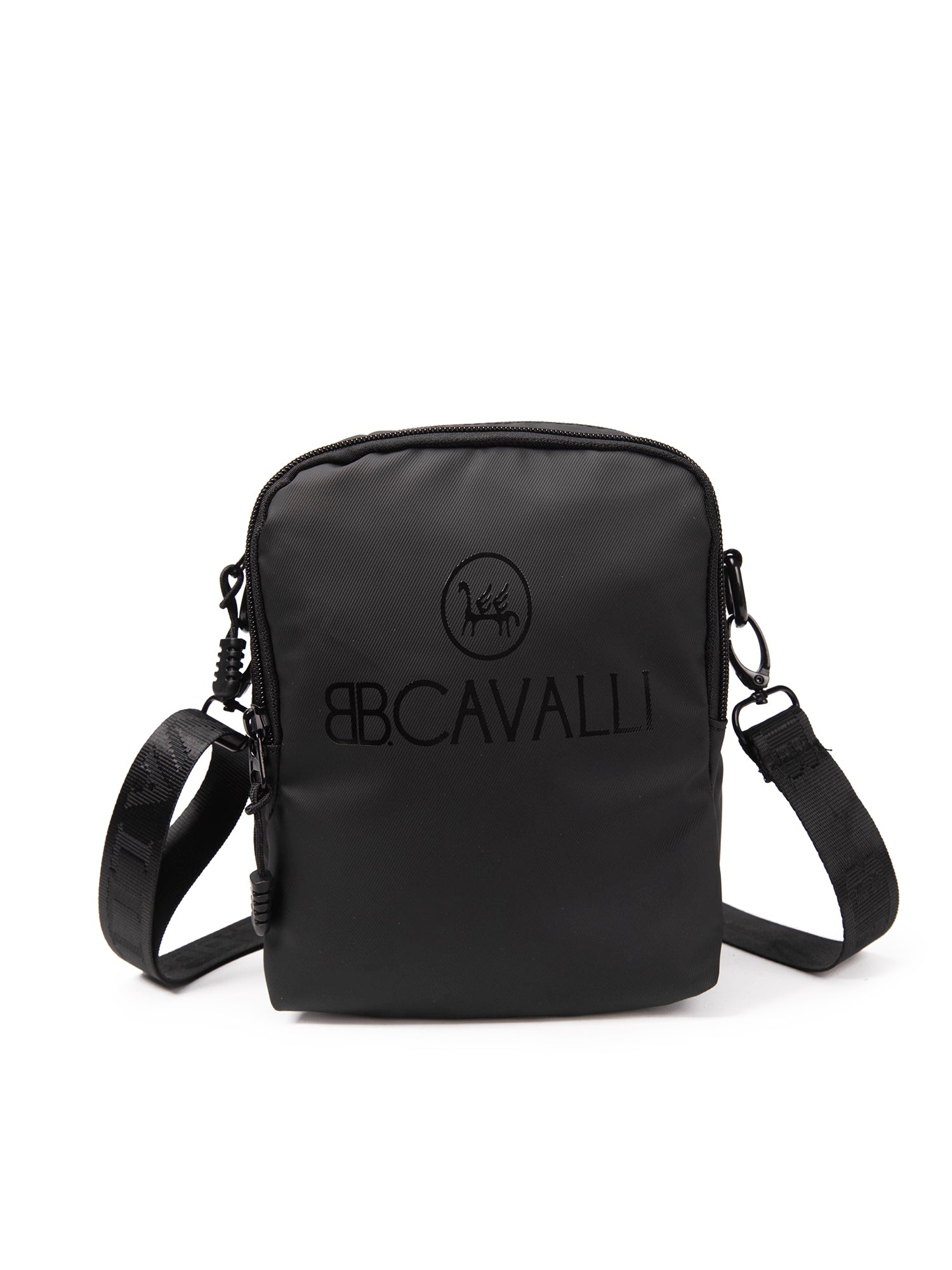 Borsa a tracolla uomo 100% poliestere BC1094-BLACK B Cavalli