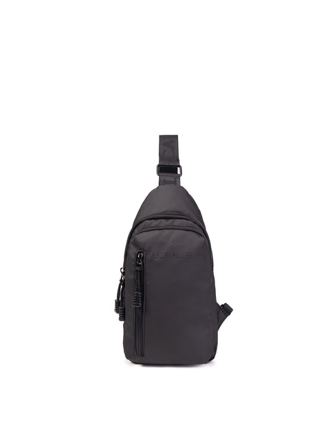 Marsupio da uomo in pelle vegana Casual BC1190-BLACK