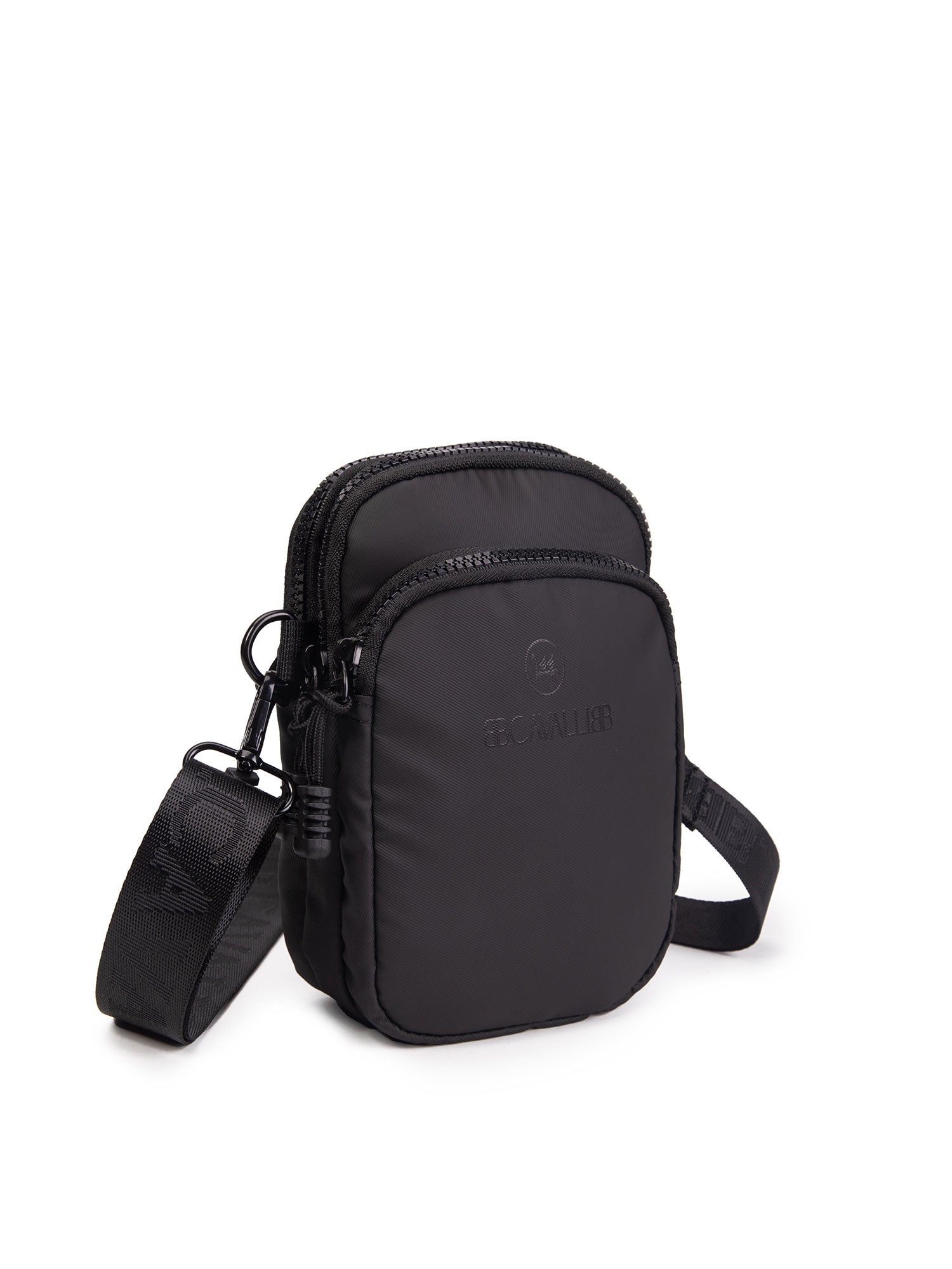 Borsa a tracolla unisex 100% pelle vegana BC1191-BLACK B Cavalli