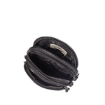 Borsa a tracolla unisex 100% pelle vegana BC1191-BLACK B Cavalli