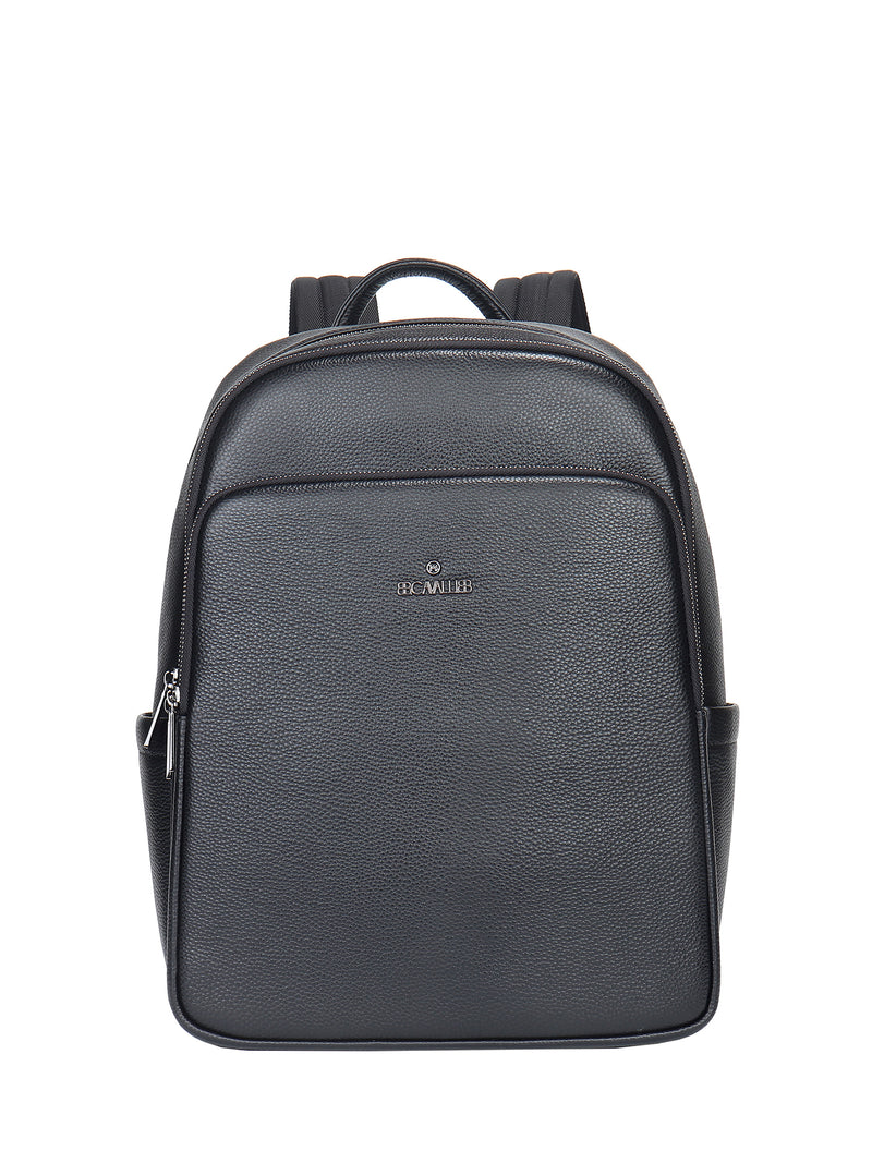 Zaino unisex in vera pelle Casual BC1302-NERO
