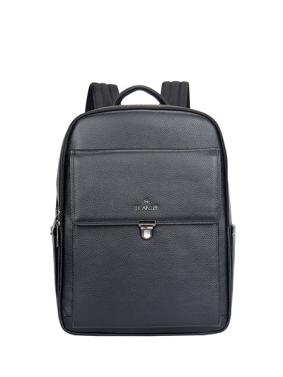 Zaino in vera pelle unisex Casual BC1321-NERO