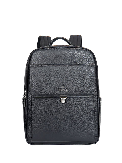 Zaino in vera pelle unisex Casual BC1321-NERO