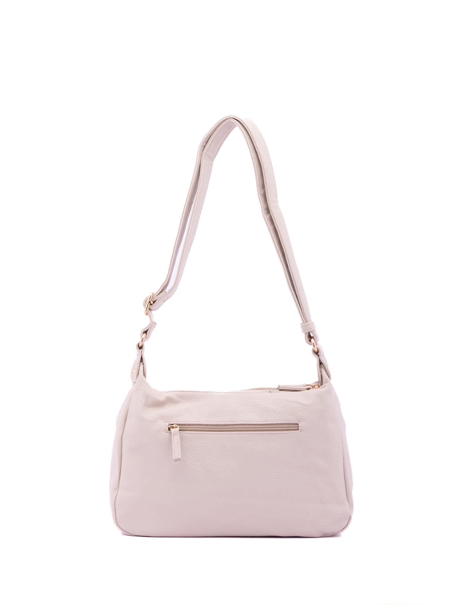 Borsa a Tracolla in Pelle Vegana Beige