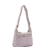 Borsa a Tracolla in Pelle Vegana Grigio