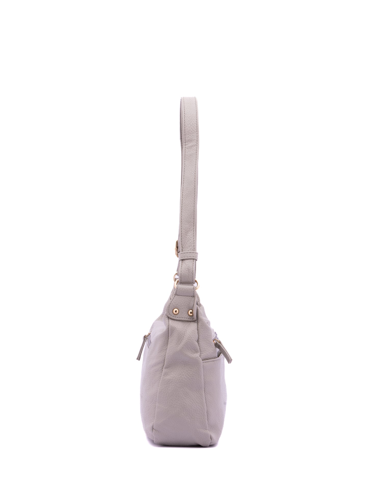 Borsa a Tracolla in Pelle Vegana Grigio