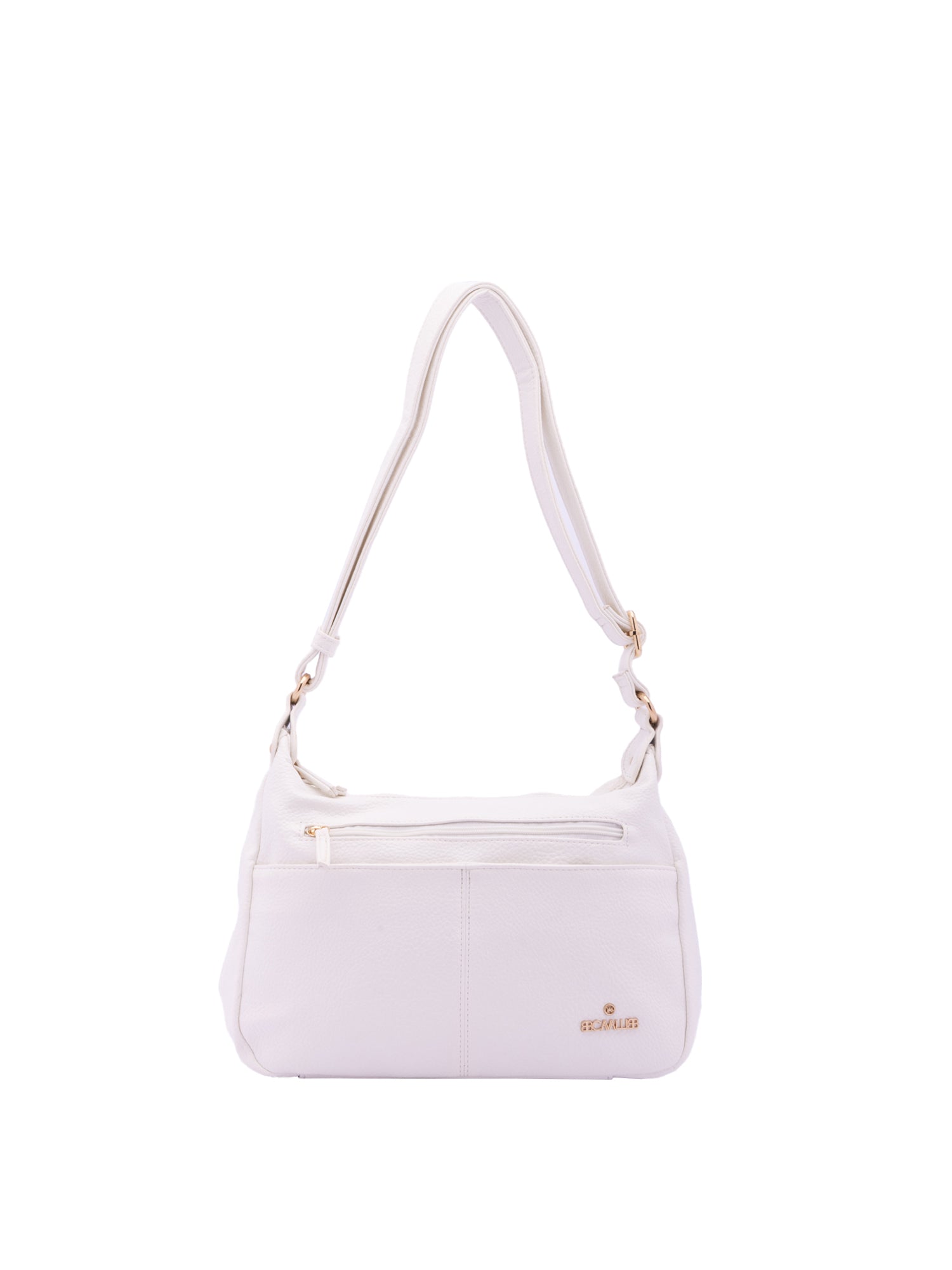 Borsa a Tracolla in Pelle Vegana Bianco
