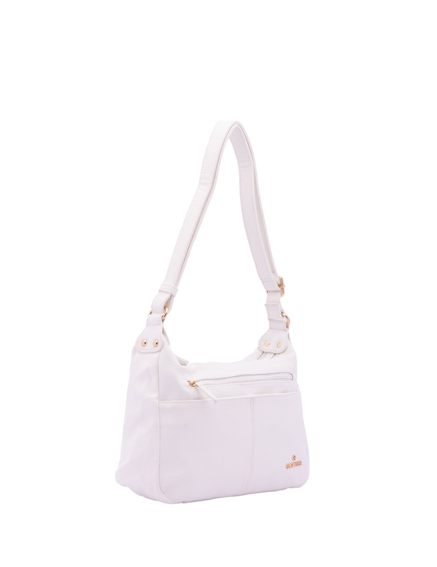 Borsa a Tracolla in Pelle Vegana Bianco