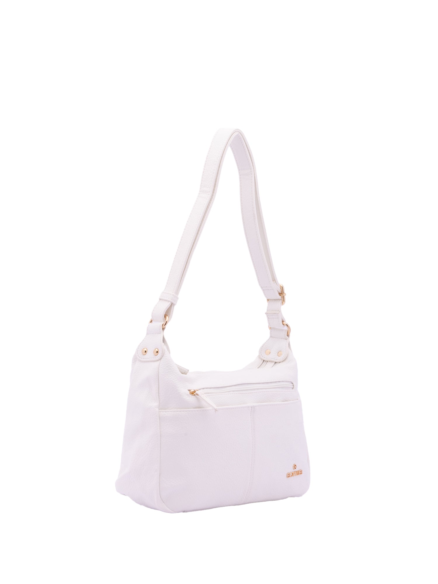 Borsa a Tracolla in Pelle Vegana Bianco