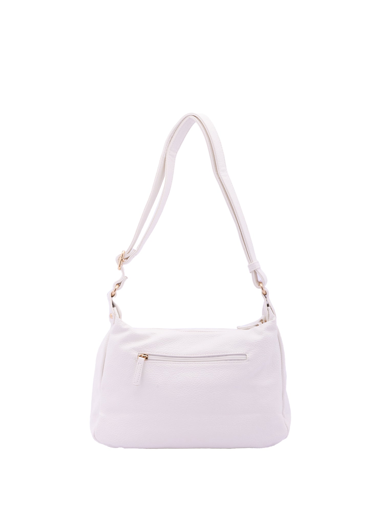 Borsa a Tracolla in Pelle Vegana Bianco