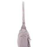 Borsa a Spalla in Pelle Vegana Grigio