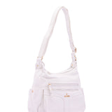 Borsa a Spalla in Pelle Vegana Bianco