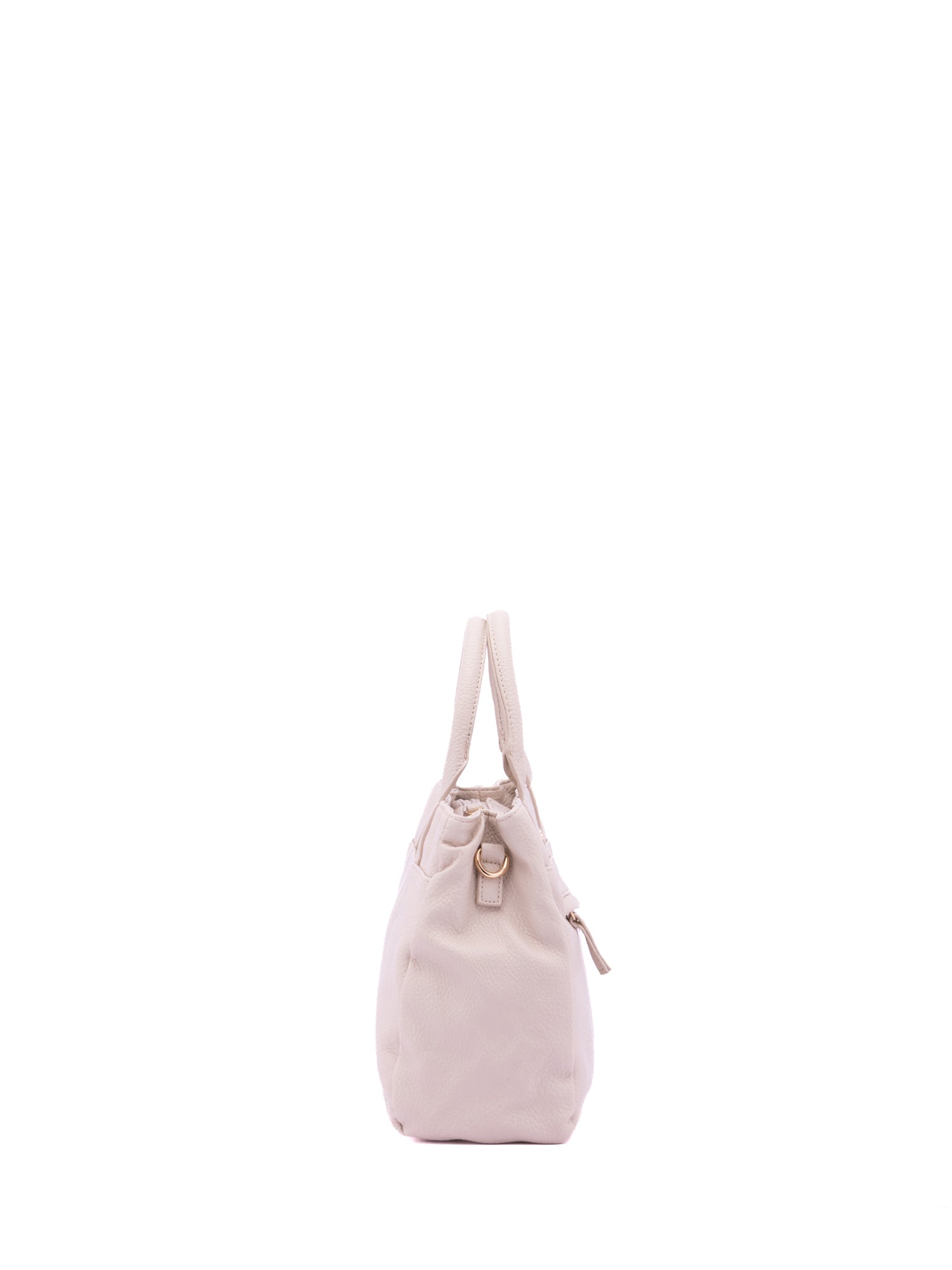Borsa a Mano in Pelle Vegana Beige