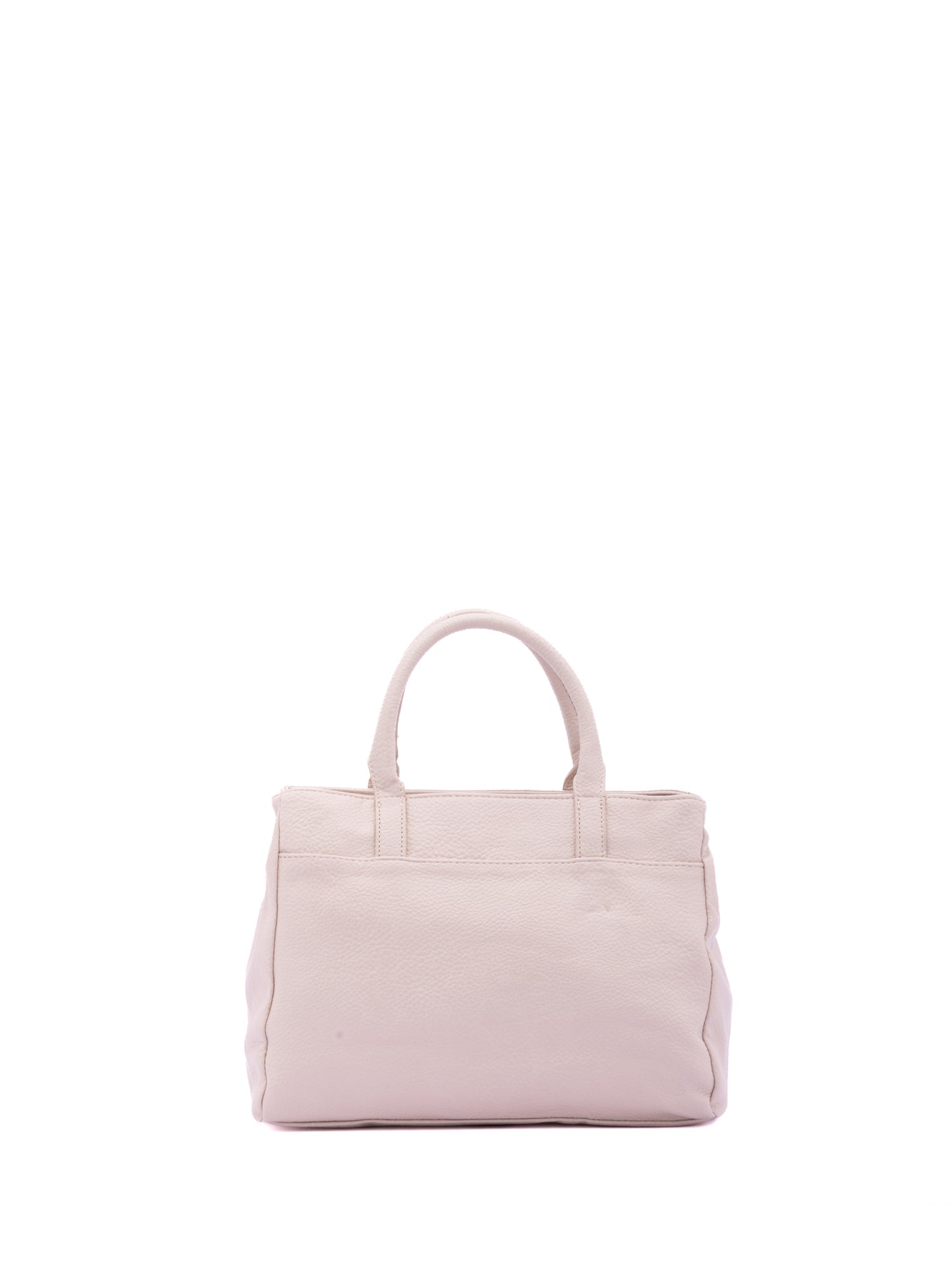 Borsa a Mano in Pelle Vegana Beige