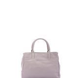 Borsa a Mano in Pelle Vegana Grigio