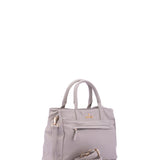 Borsa a Mano in Pelle Vegana Grigio
