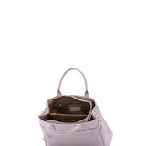 Borsa a Mano in Pelle Vegana Grigio