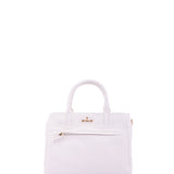 Borsa a Mano in Pelle Vegana Bianco