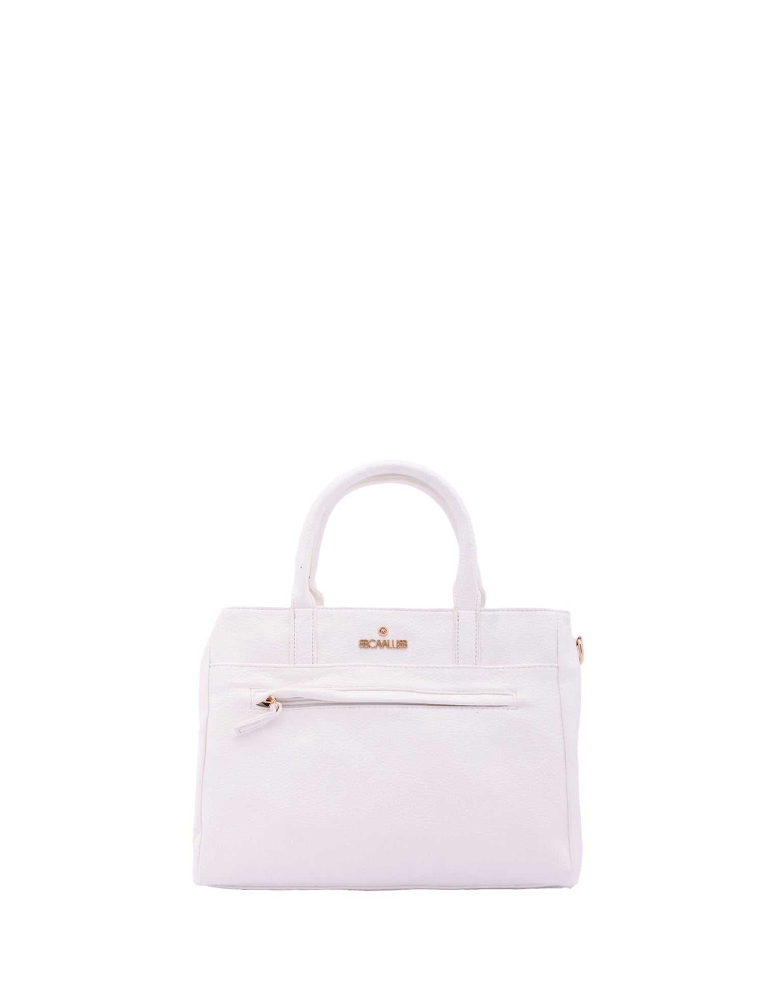 Borsa a Mano in Pelle Vegana Bianco