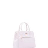 Borsa a Mano in Pelle Vegana Bianco