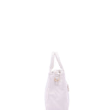 Borsa a Mano in Pelle Vegana Bianco