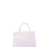 Borsa a Mano in Pelle Vegana Bianco