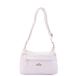 Borsa a Spalla in Pelle Vegana Bianco