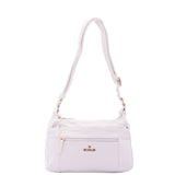 Borsa a Spalla in Pelle Vegana Bianco