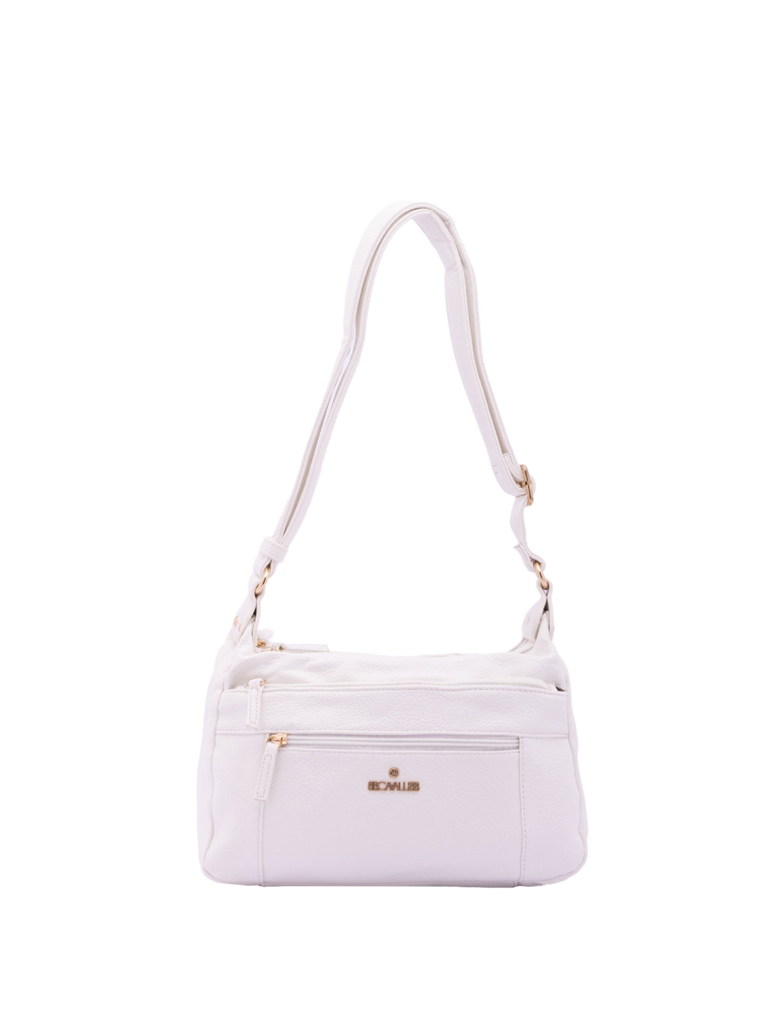 Borsa a Spalla in Pelle Vegana Bianco