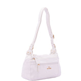 Borsa a Spalla in Pelle Vegana Bianco