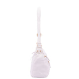 Borsa a Spalla in Pelle Vegana Bianco