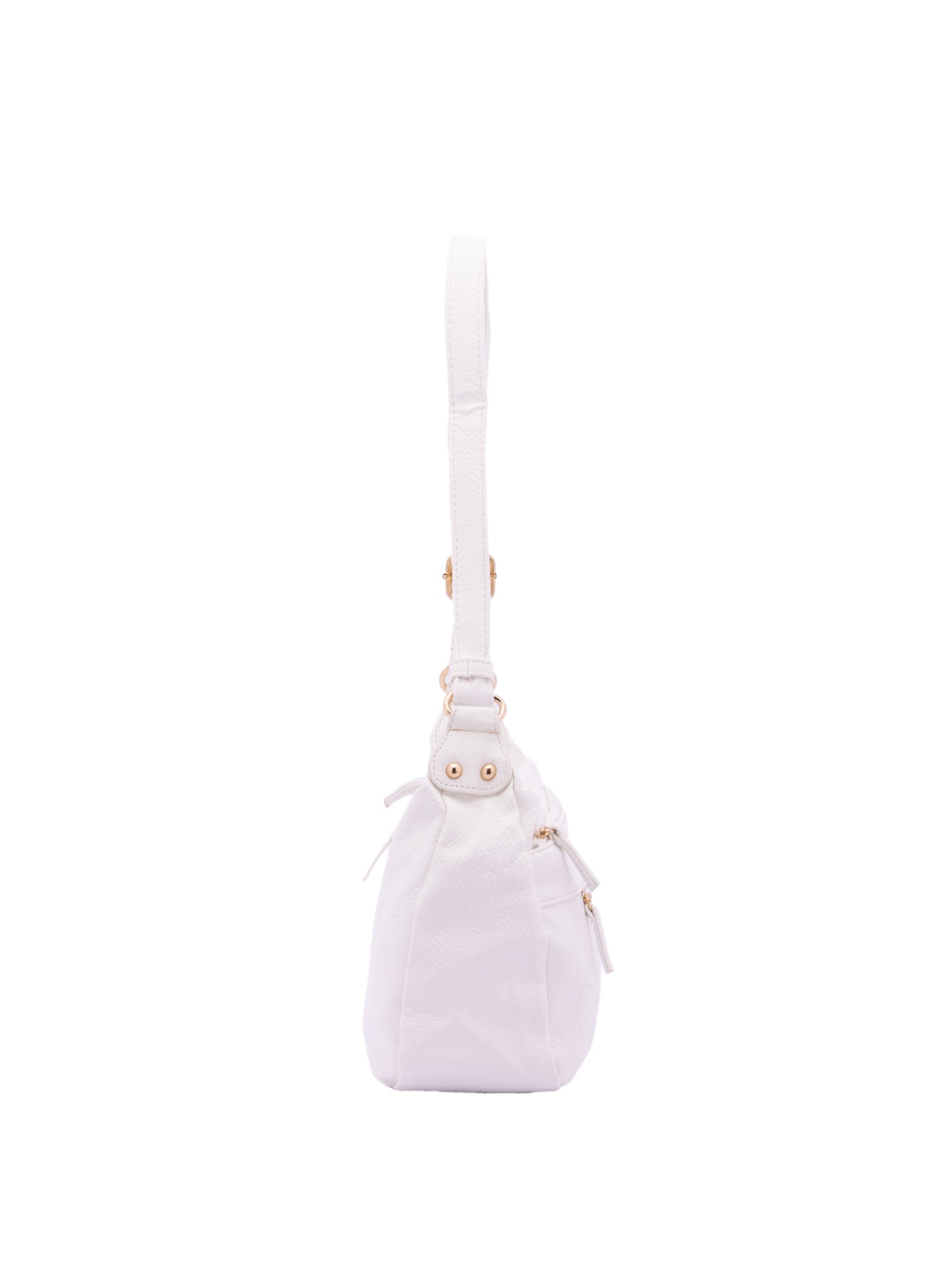 Borsa a Spalla in Pelle Vegana Bianco