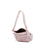Borsa a Spalla in Pelle Vegana Beige