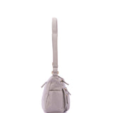 Borsa a Spalla in Pelle Vegana Grigio