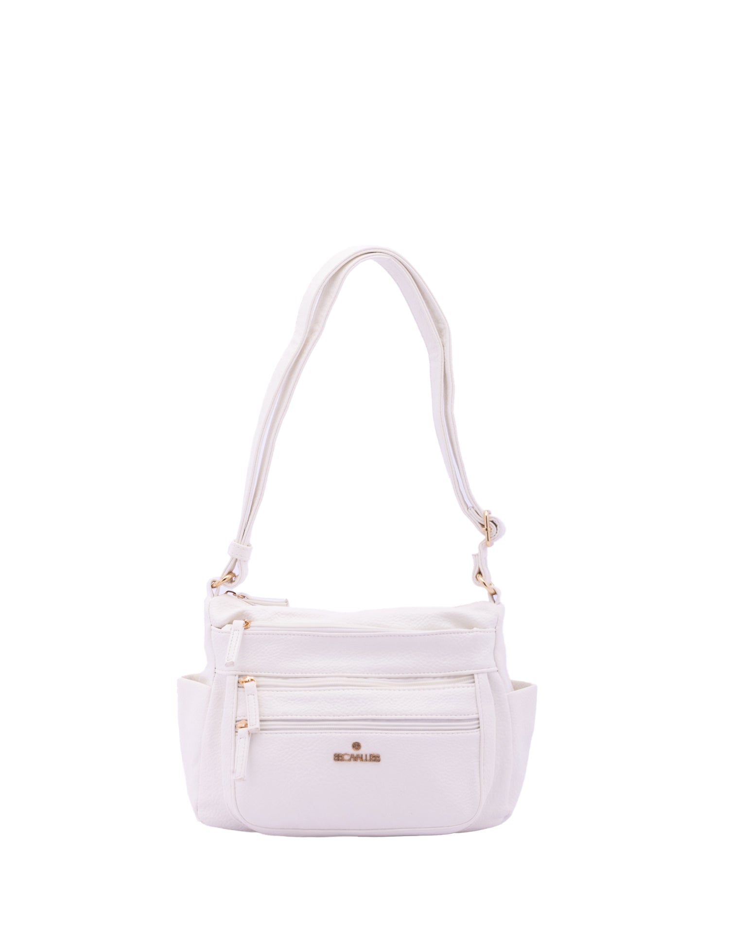 Borsa a Spalla in Pelle Vegana Bianco