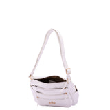 Borsa a Spalla in Pelle Vegana Bianco